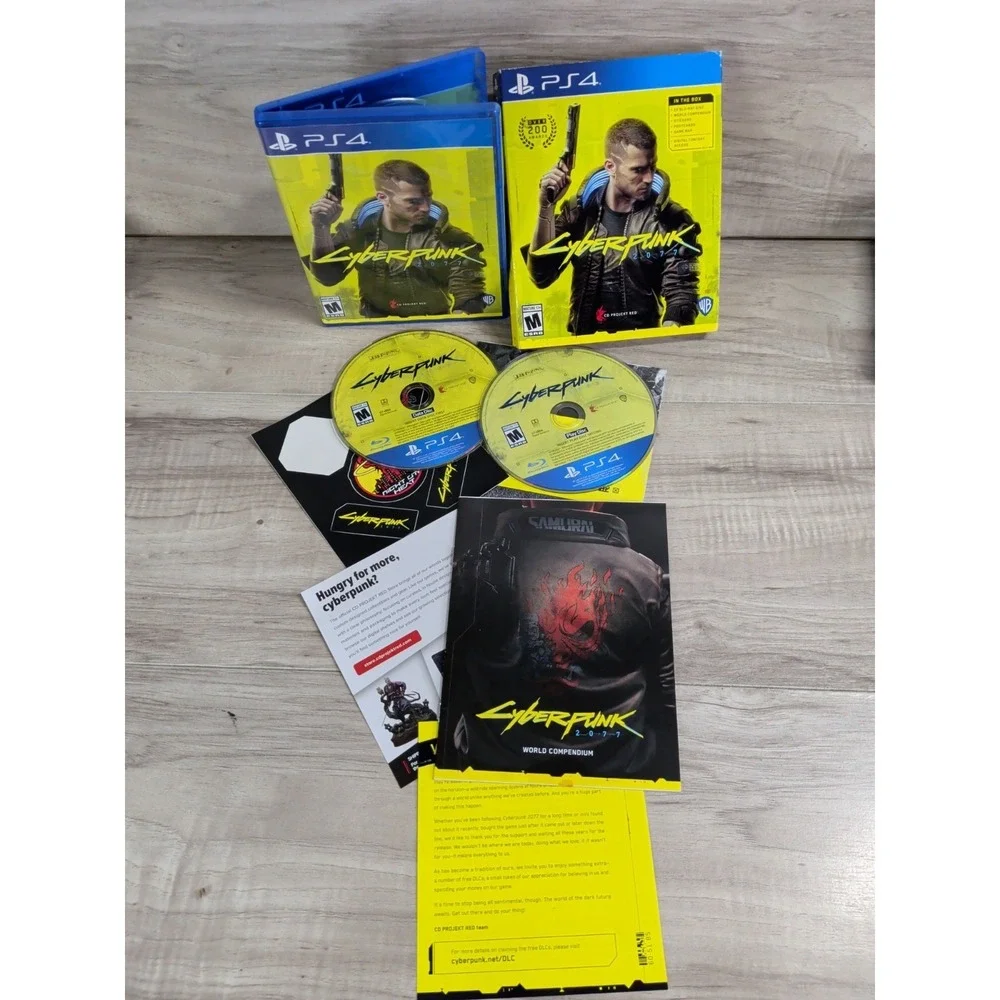 Cyberpunk 2077: Ultimate Edition - Sony PlayStation 4 PS4 - CIB W/ Extras